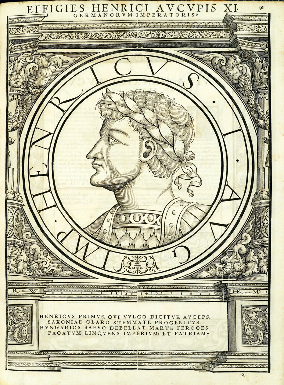 Henry I Auceps, illustrasjon fra 