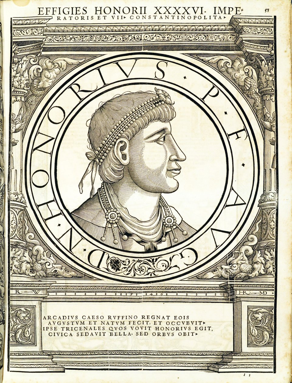 Honorius, illustrasjon fra 