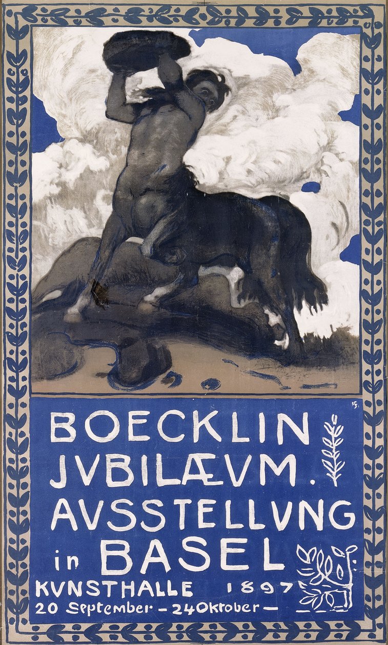 Boecklin Jubilaeum, 1897 av Hans Sandreuter