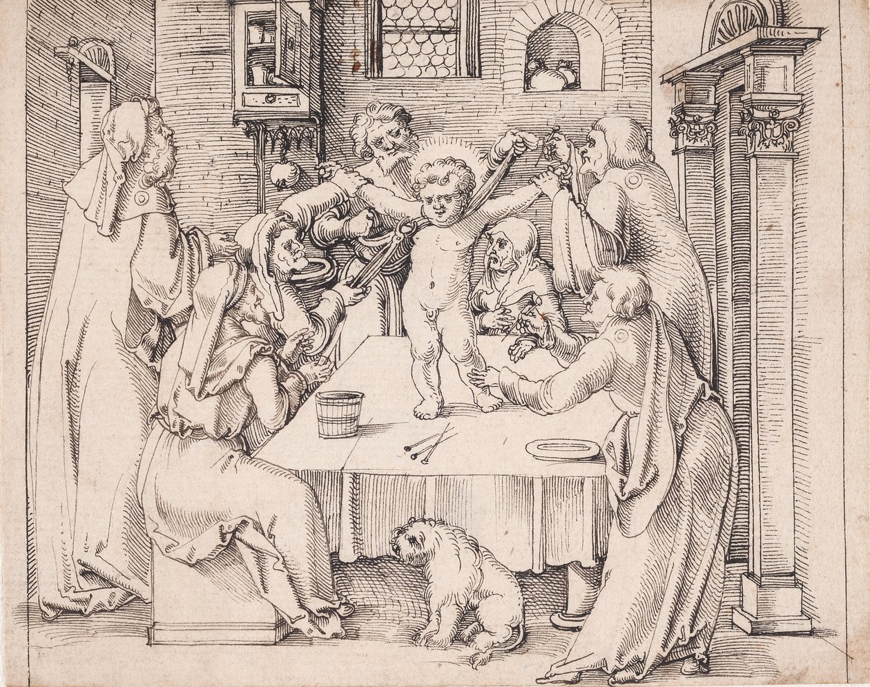 Martyrdøden til St Simon av Trent av Hans Schäufelein