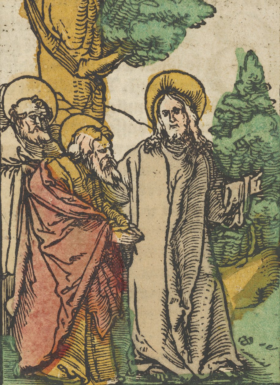 Christ Talking to the Disciples, 5, fra Das Plenarium, 1517. av Hans Schäufelein the Elder
