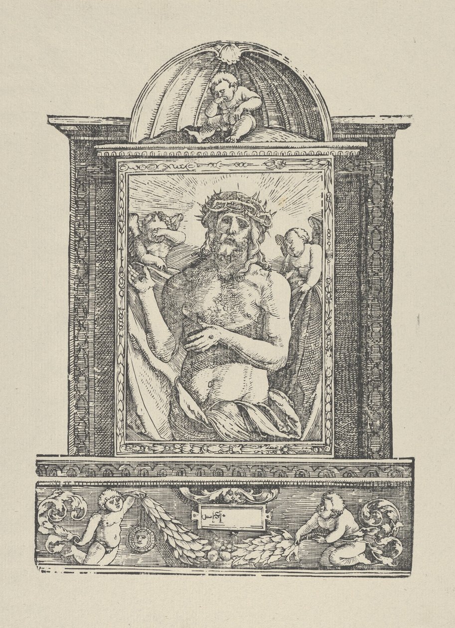 Ecce Homo Man of Sorrows, 1922. av Hans Schäufelein the Elder