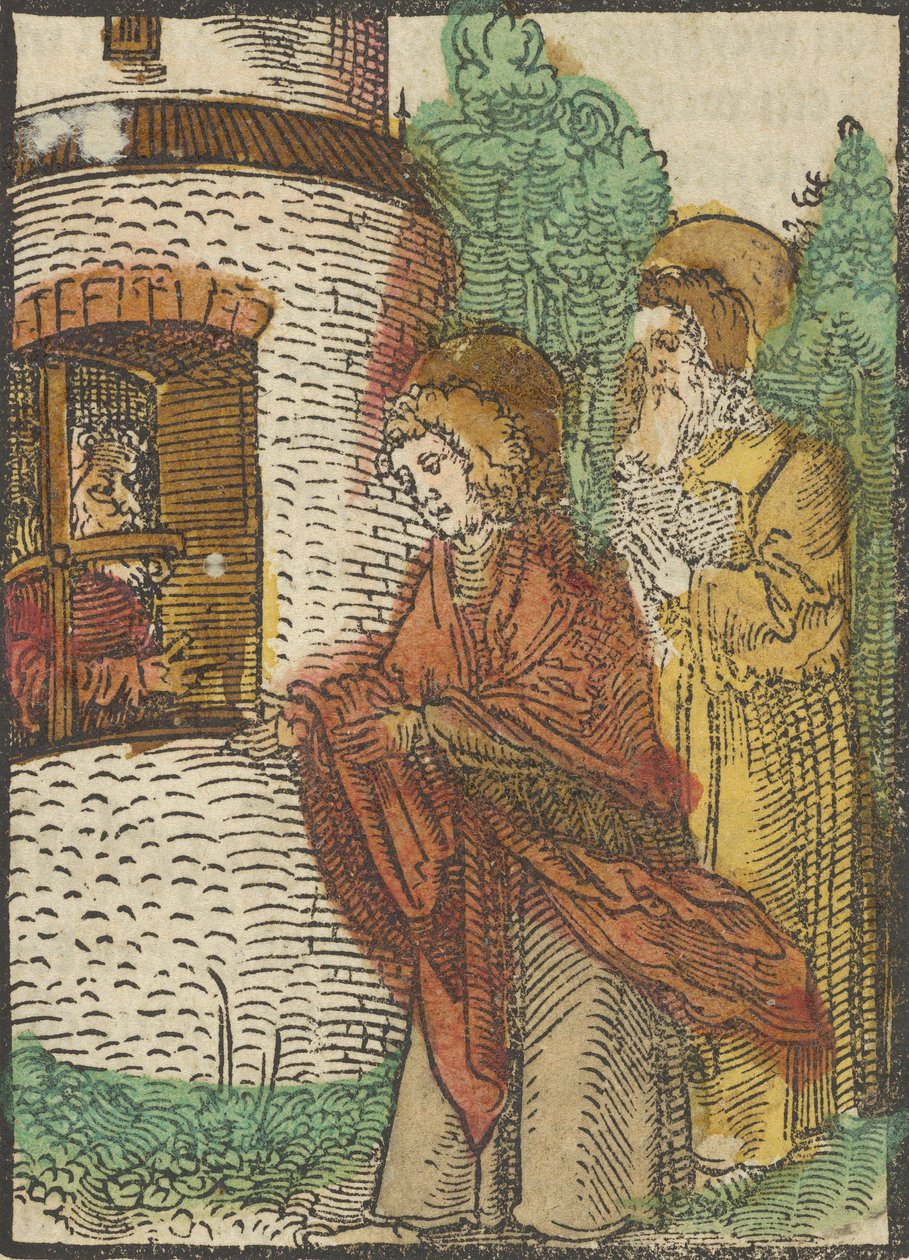 St. John in Prison, fra Das Plenarium, 1517. av Hans Schäufelein the Elder