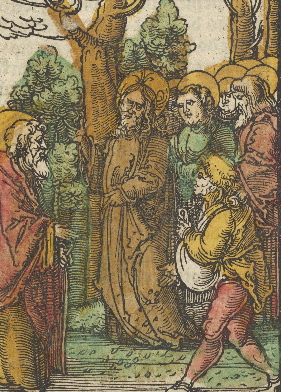 Lignelsen om såmannen og ugresset, fra Das Plenarium, 1517. av Hans Schäufelein the Elder