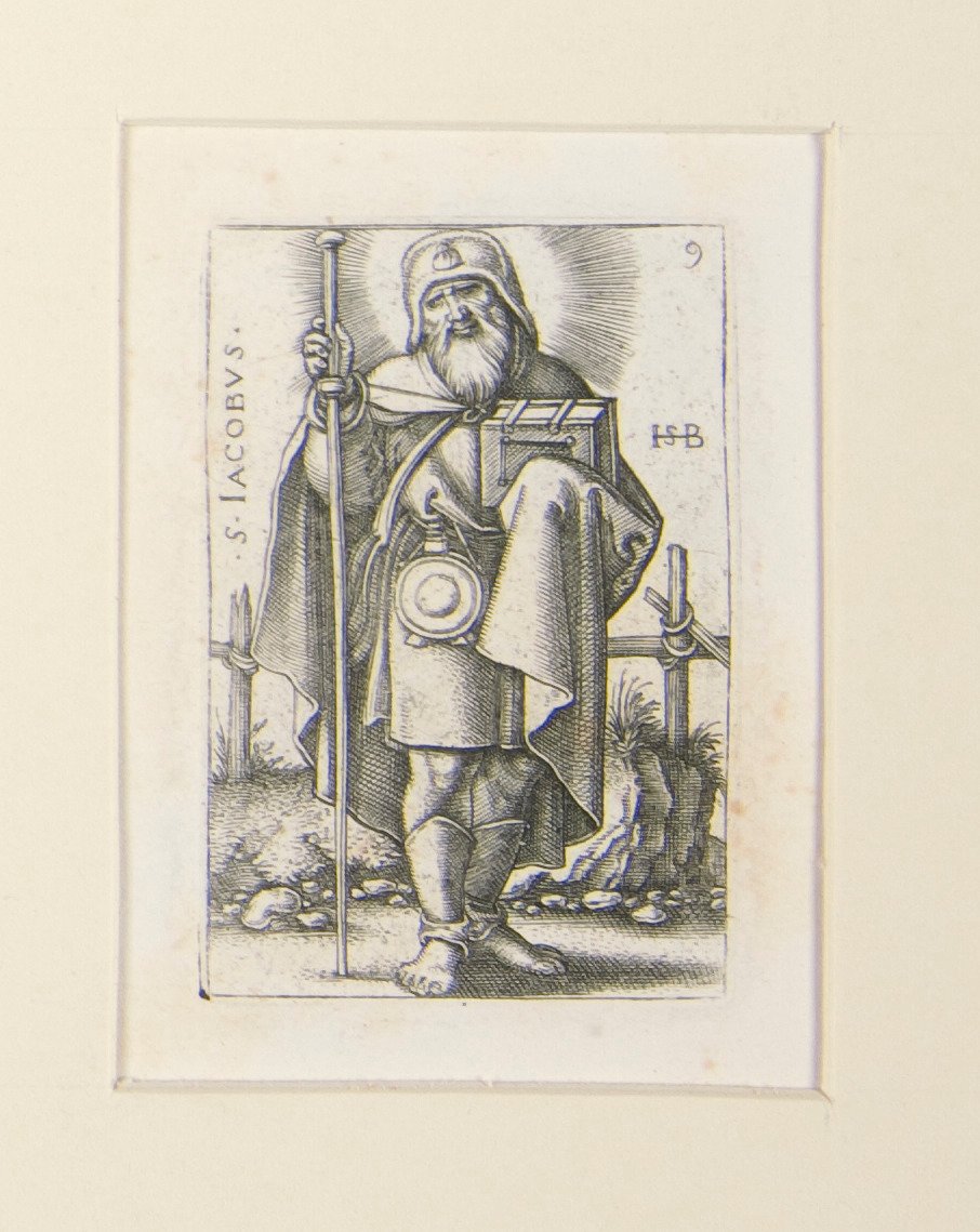 En serie av de tolv apostler med frontispice av Hans Sebald Beham