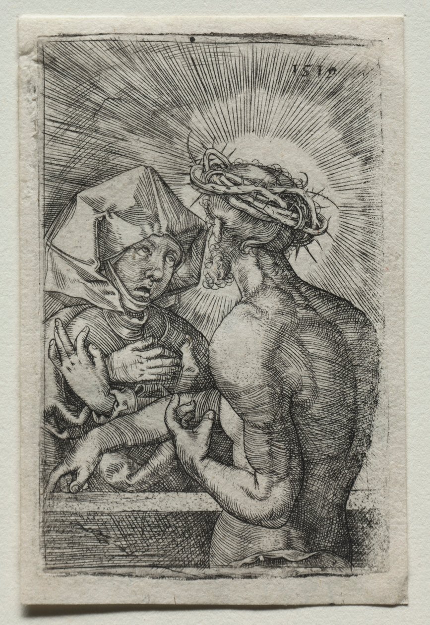 Kristus og jomfruen, 1519. av Hans Sebald Beham