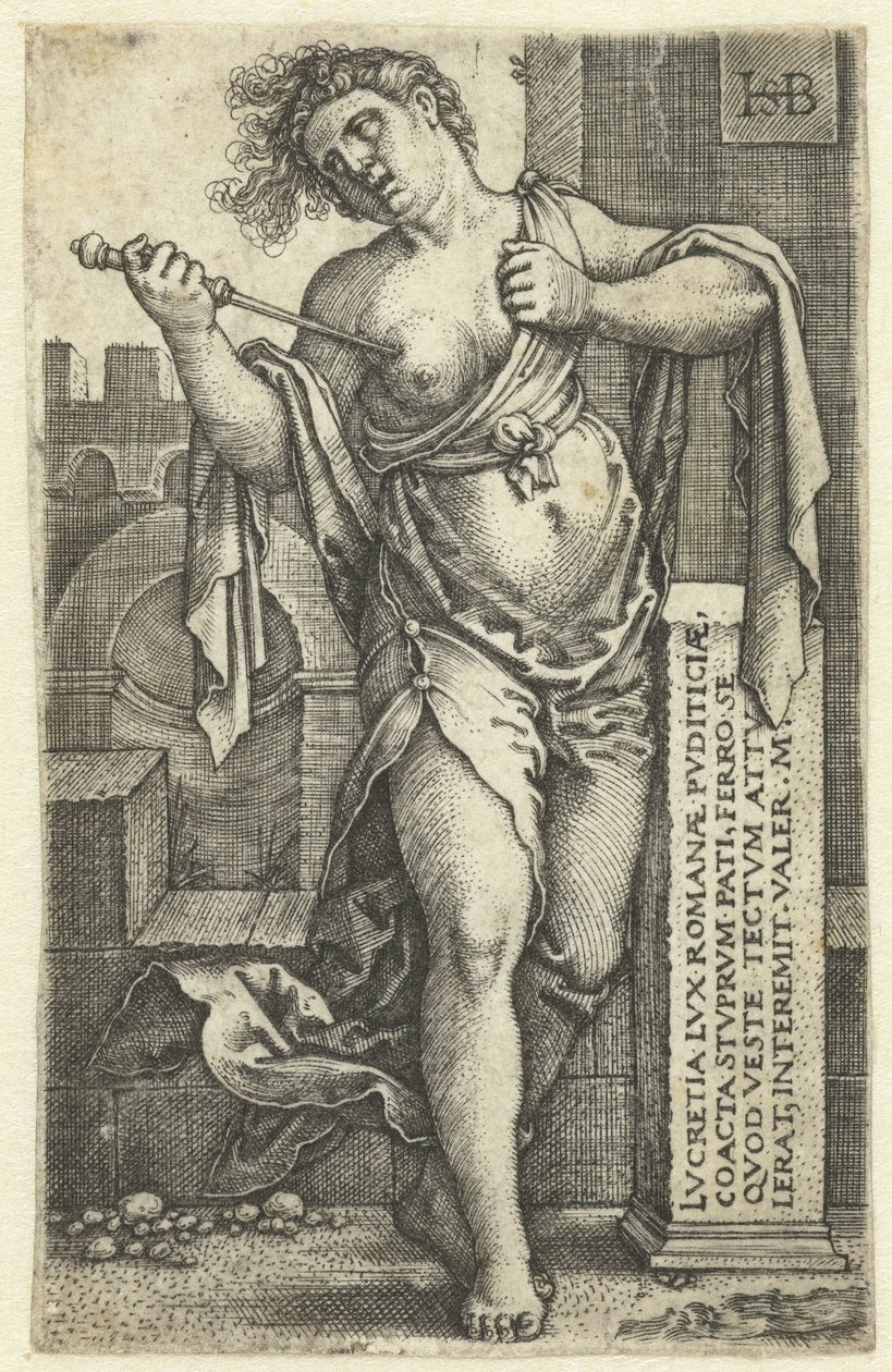 Lucretias død av Hans Sebald Beham