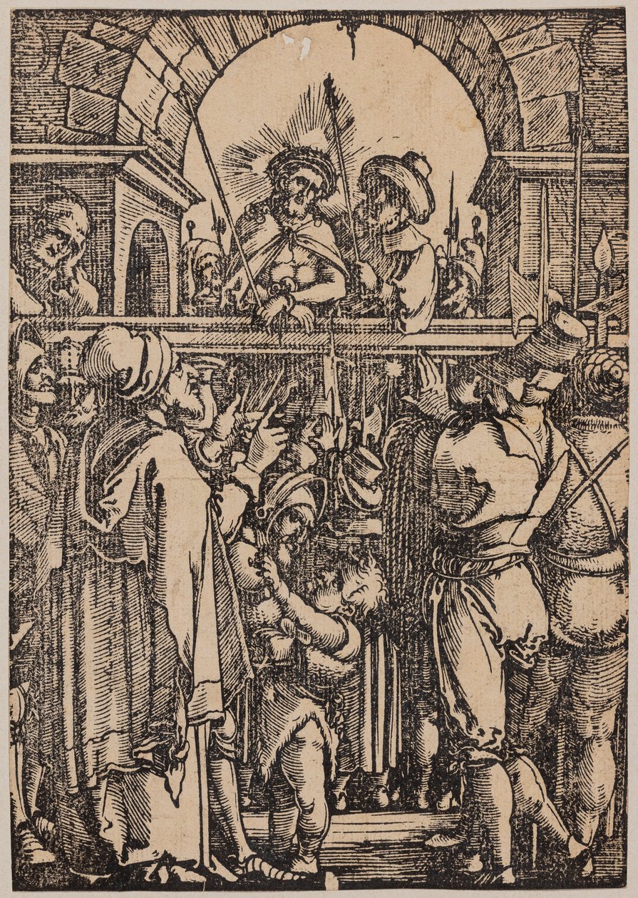Kristus fremstilles for folket (Ecce homo) av Hans Sebald Beham