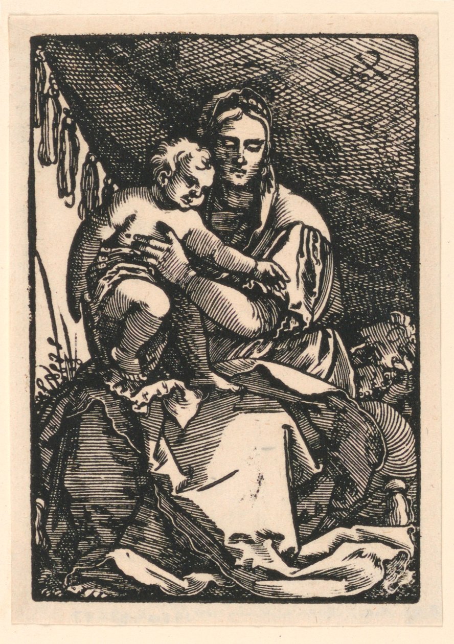 Madonna og barn av Hans Sebald Beham