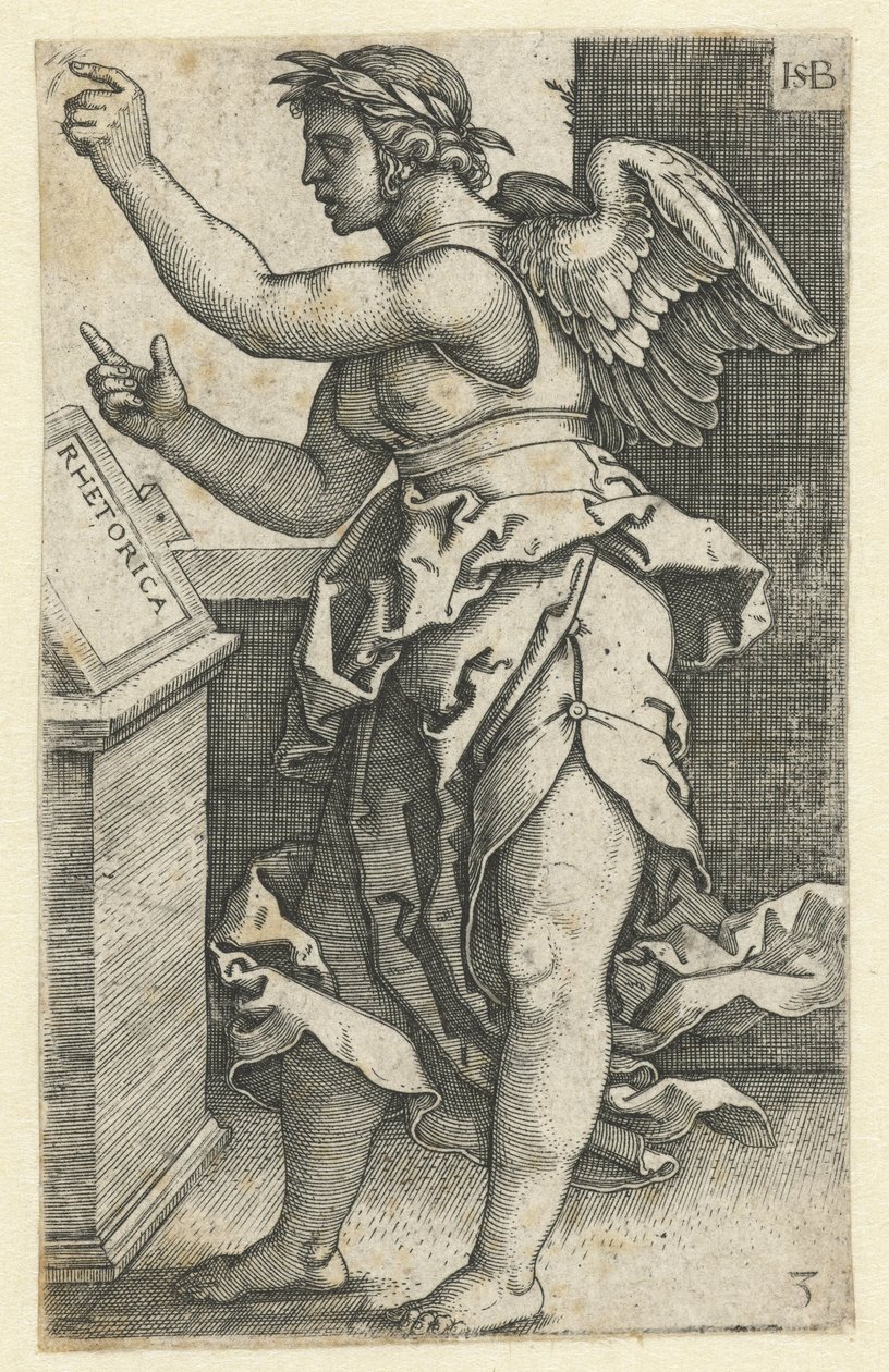 Retorisk Retorikk (tittel på objekt) Seven Liberal Arts (serietittel) av Hans Sebald Beham