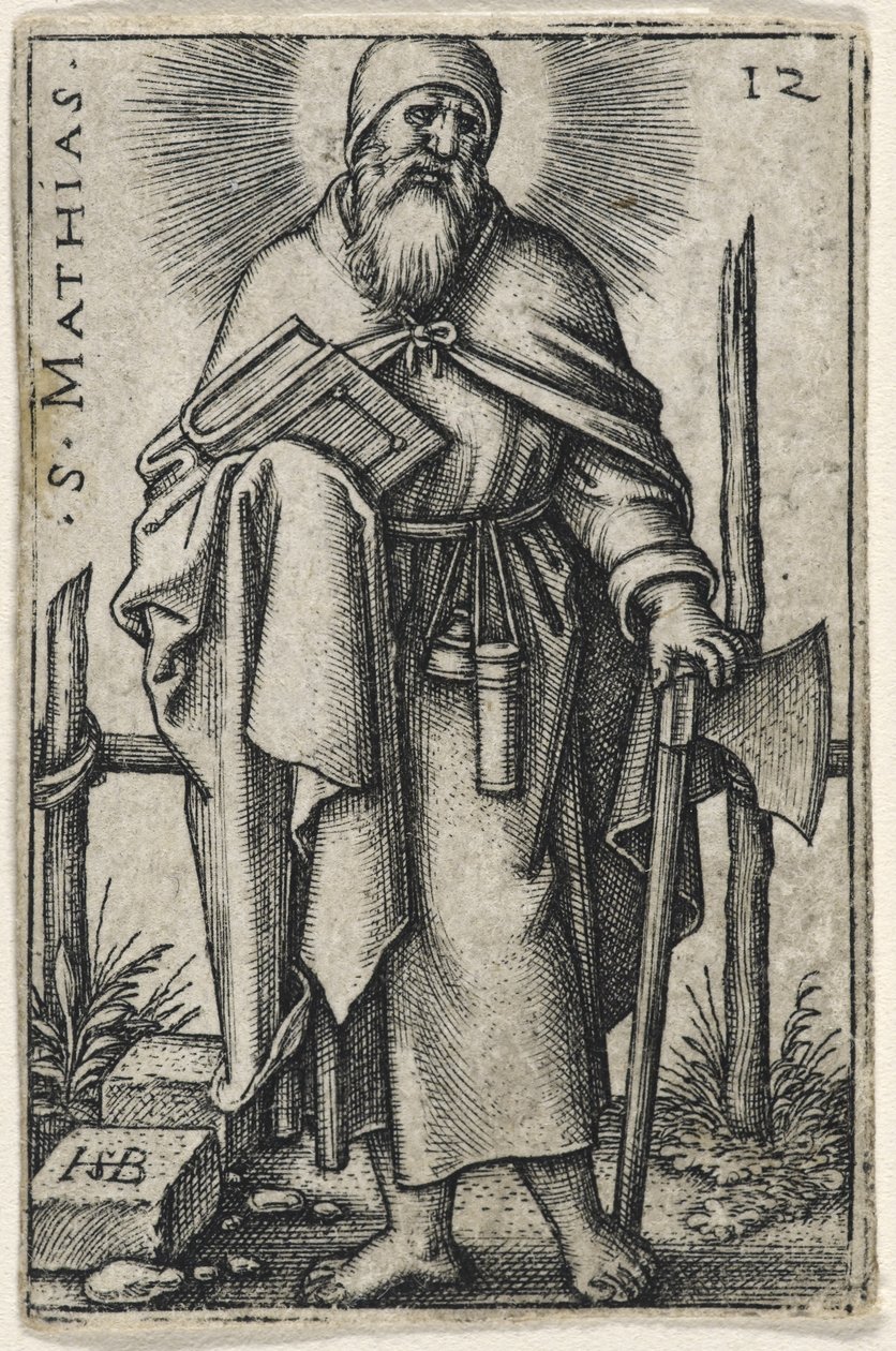 Den hellige Mathias, 1541-46 av Hans Sebald Beham