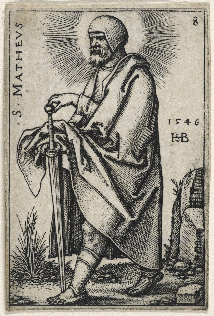 Saint Matteus, 1541-46 av Hans Sebald Beham
