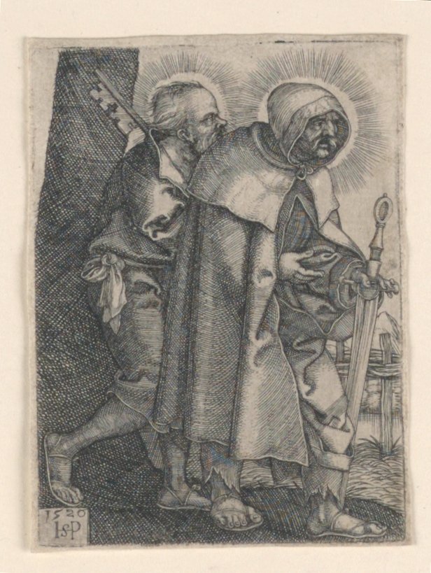 Saint Peter og Saint Paul av Hans Sebald Beham