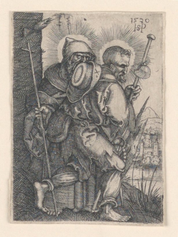 Saint Philip og Saint James Major av Hans Sebald Beham