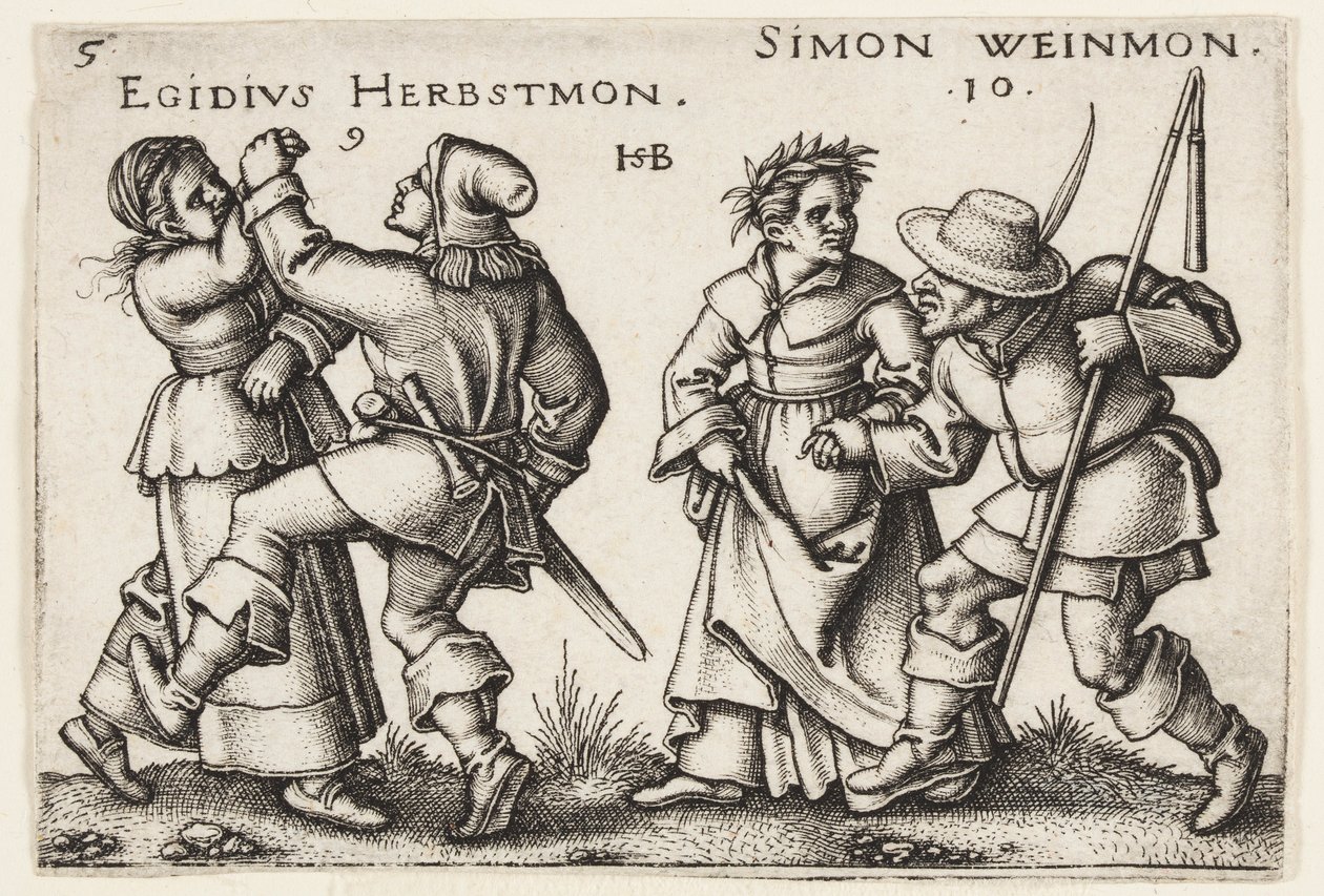 september og oktober av Hans Sebald Beham