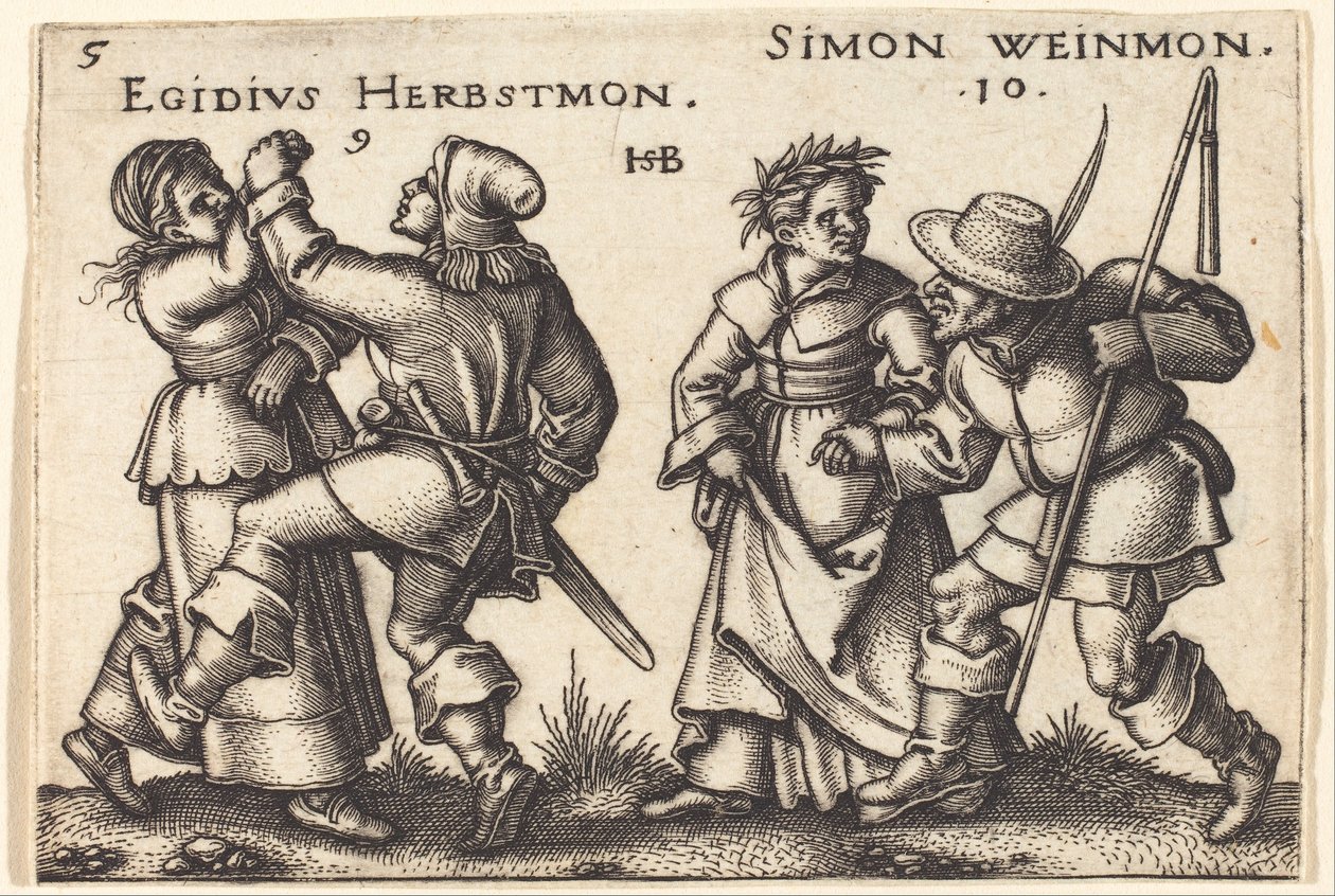 september og oktober av Hans Sebald Beham
