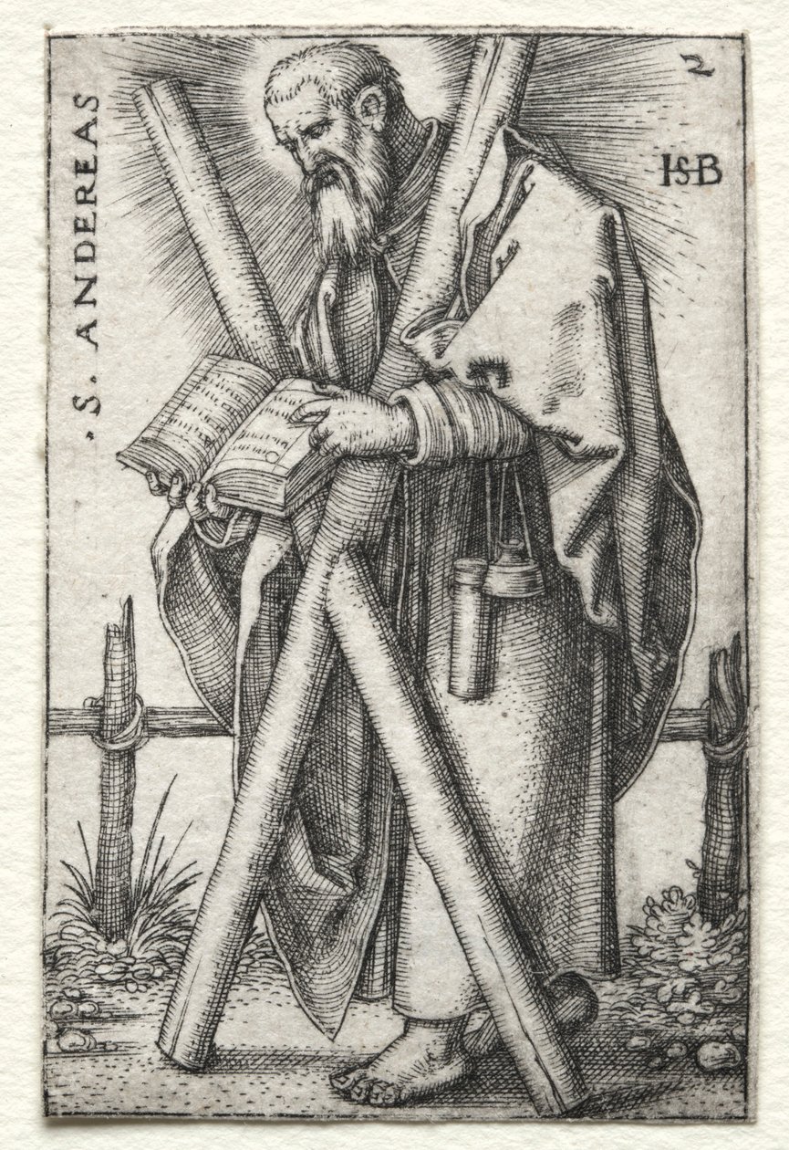 St. Andrew, 1545-1546. av Hans Sebald Beham