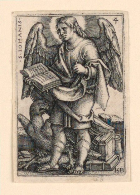 St. John, fra De fire evangelistene av Hans Sebald Beham