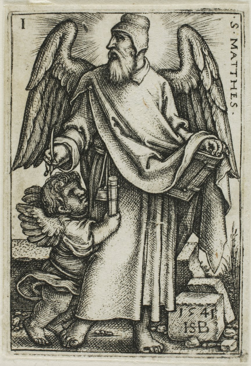St. Matteus, fra De fire evangelistene av Hans Sebald Beham