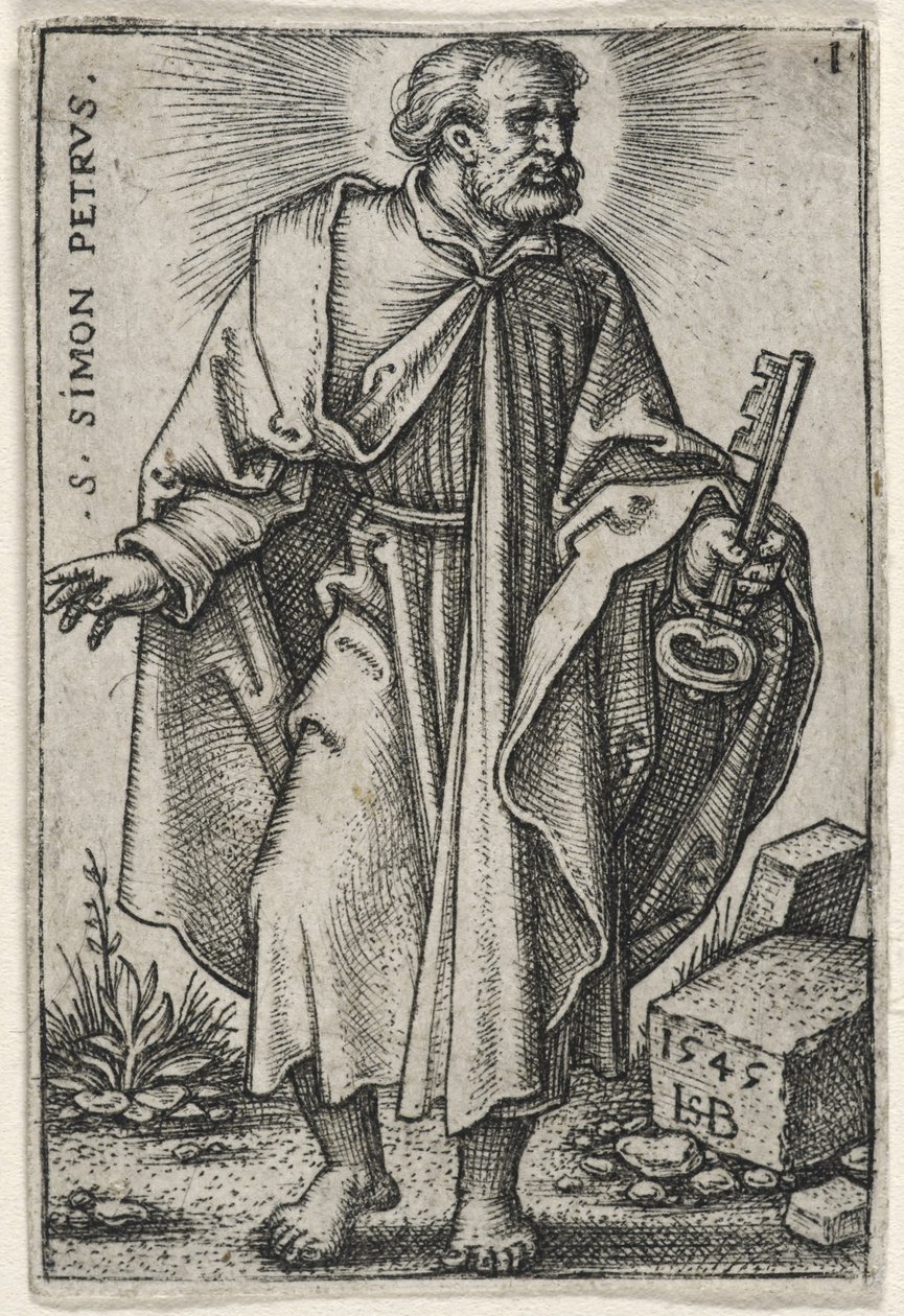 St. Peter, 1541-46 av Hans Sebald Beham