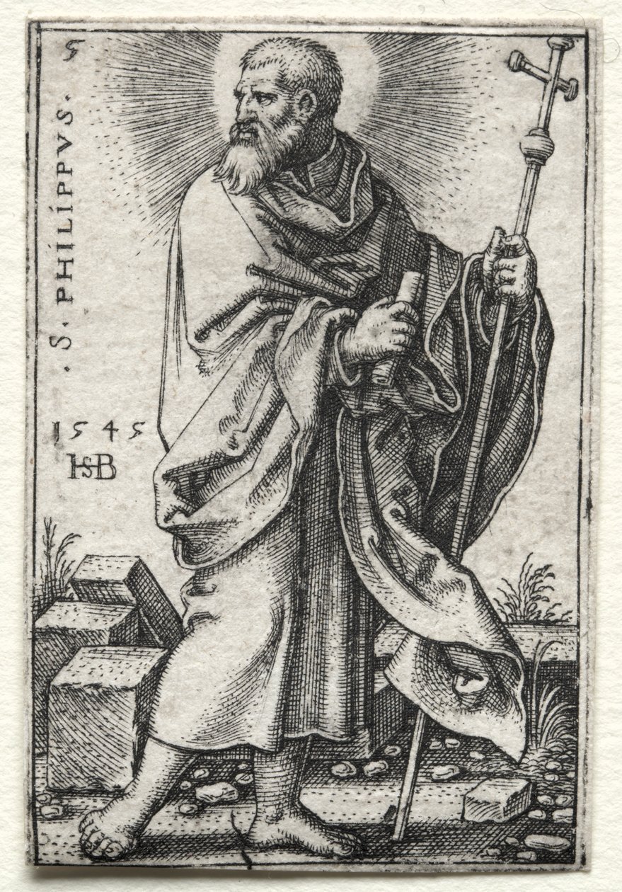 St. Philip av Hans Sebald Beham