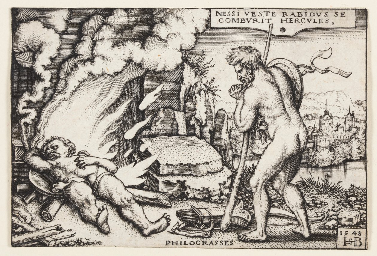 Herkules død av Hans Sebald Beham
