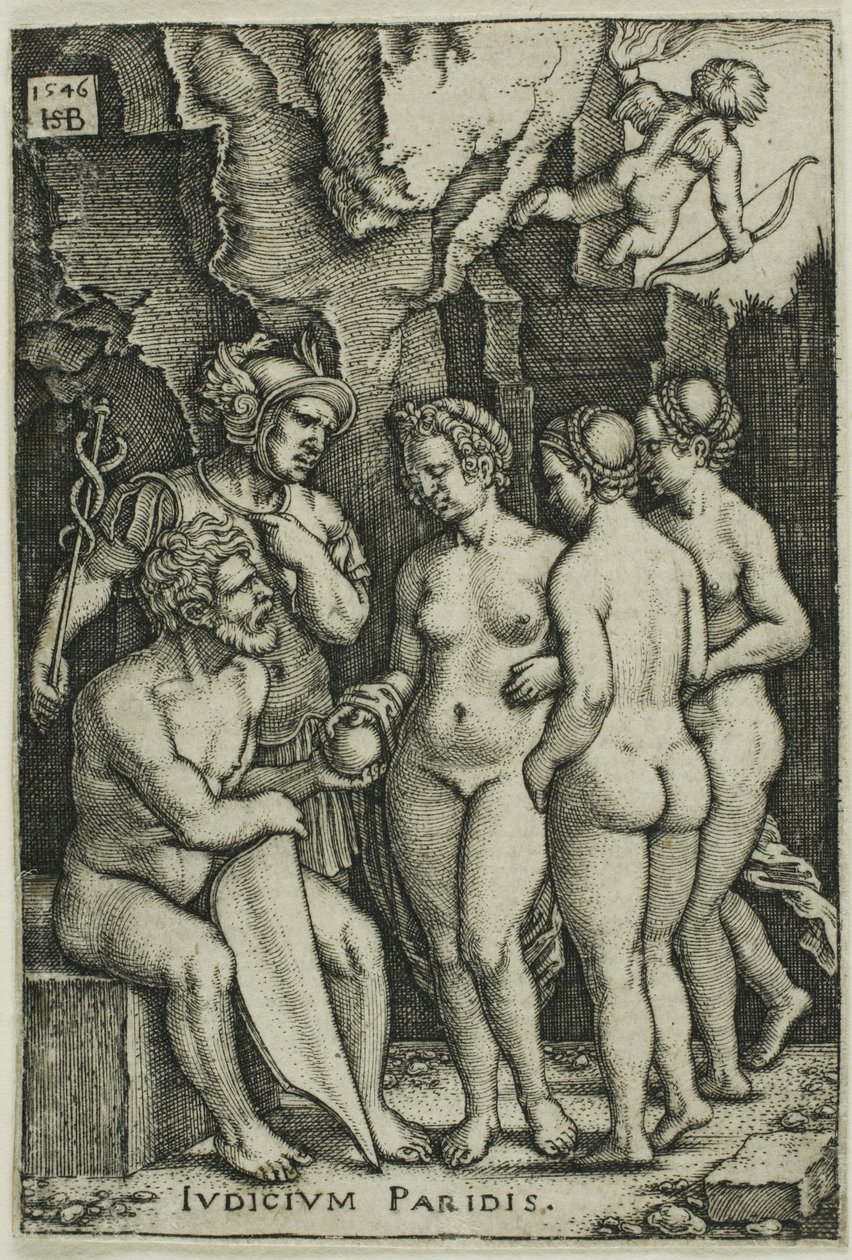 Paris-dommen av Hans Sebald Beham