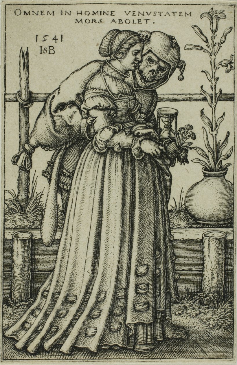 Fruen og døden av Hans Sebald Beham