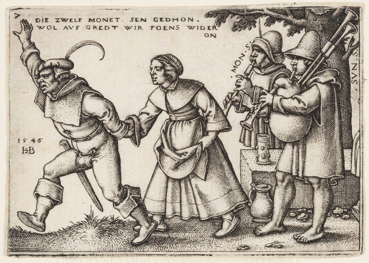 Årets slutt av Hans Sebald Beham