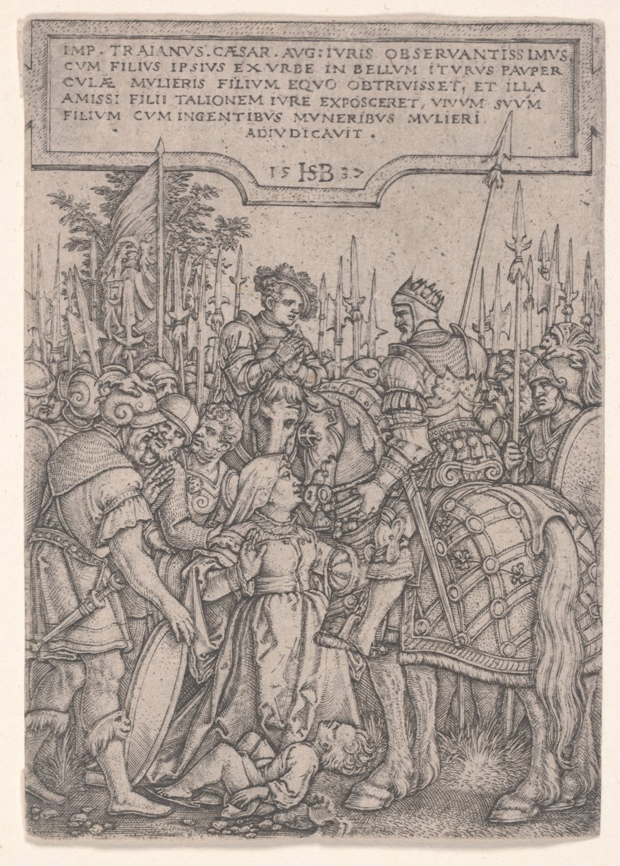 Trajans rettferdighet av Hans Sebald Beham