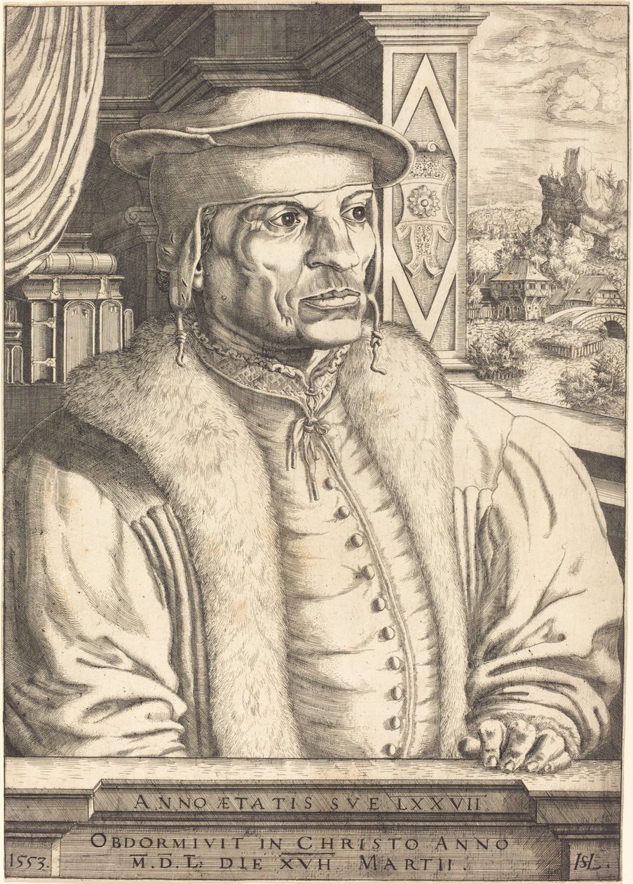 Leonard av Eckh, 1553. av Hans Sebald Lautensack