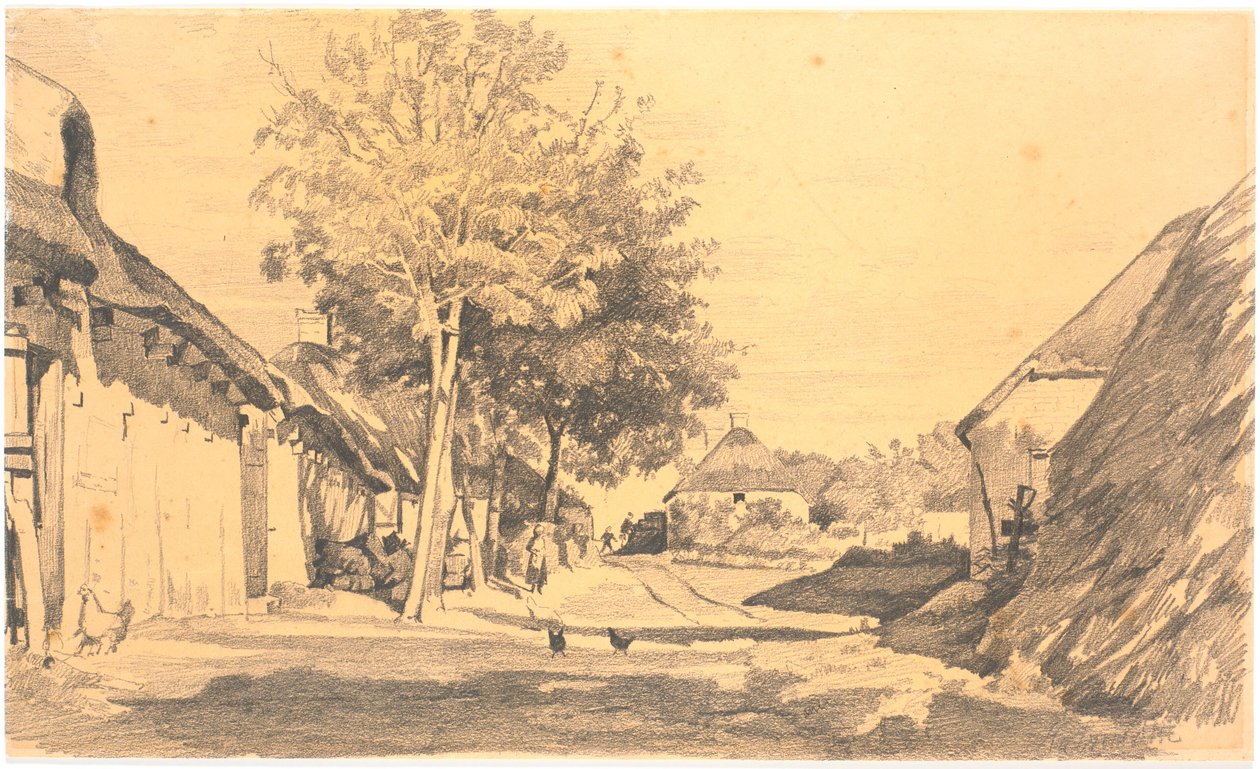 Landsbygate i solen av Hans Smidth