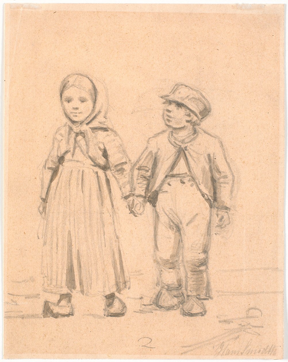 To vanlige barn av Hans Smidth