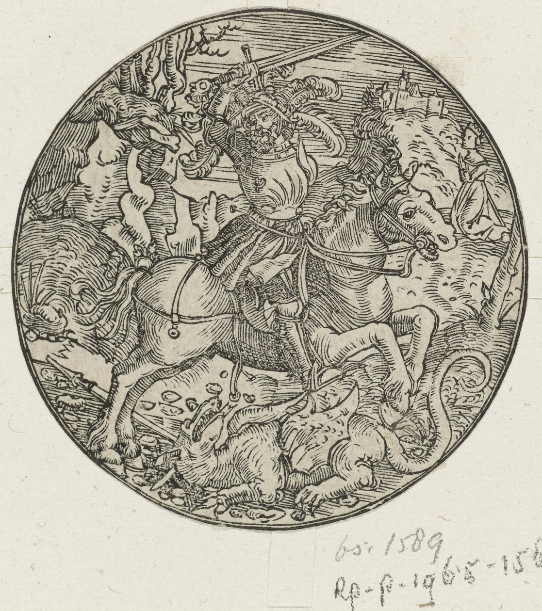 H. Joris dreper dragen av Hans Springinklee (manner of)