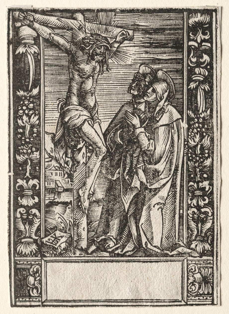 St. Maria og St. Johannes før korset av Hans Springinklee