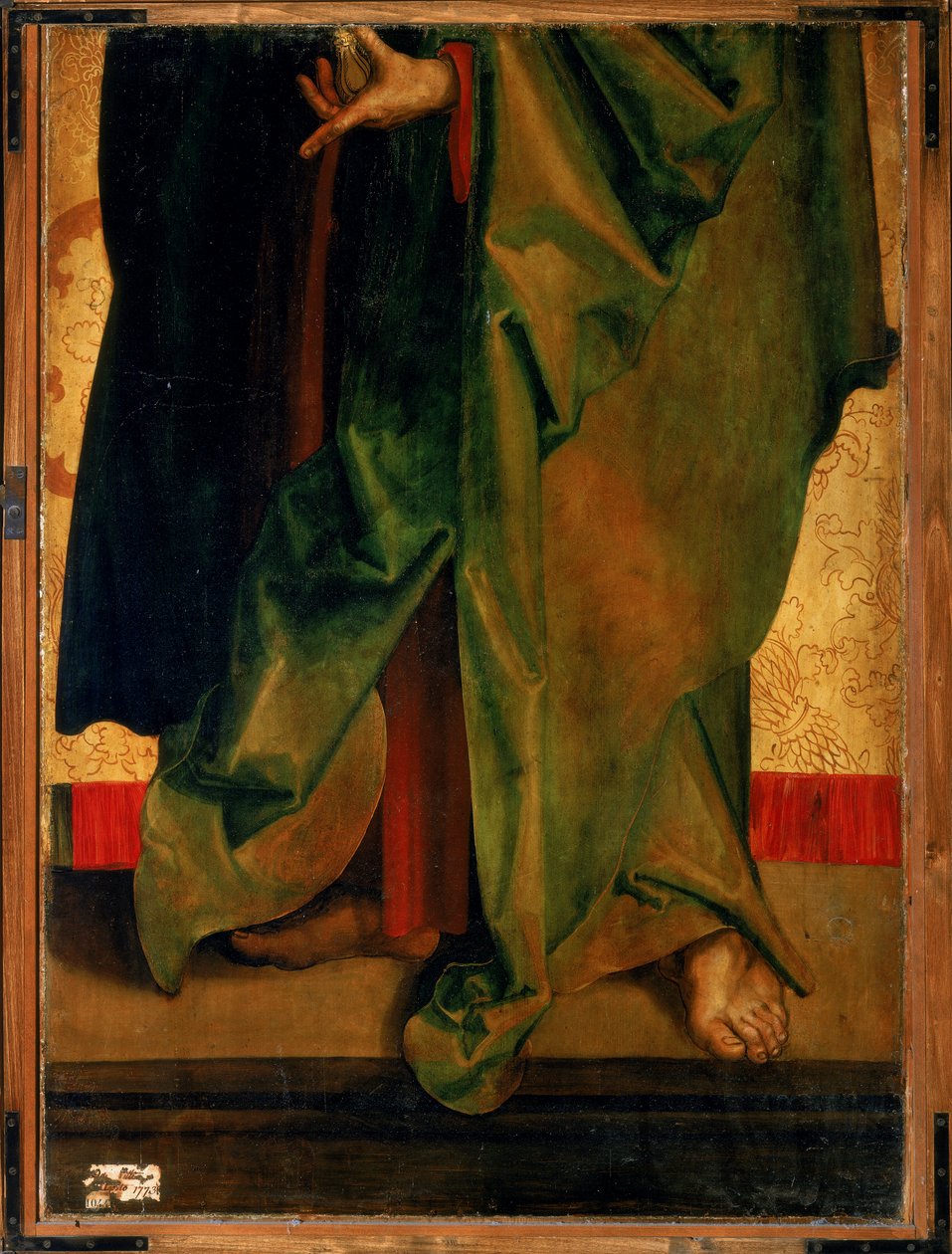 Saint Paul, nederste del, detalj av Stories of Saints Peter og Paul av Hans Suess Kulmbach