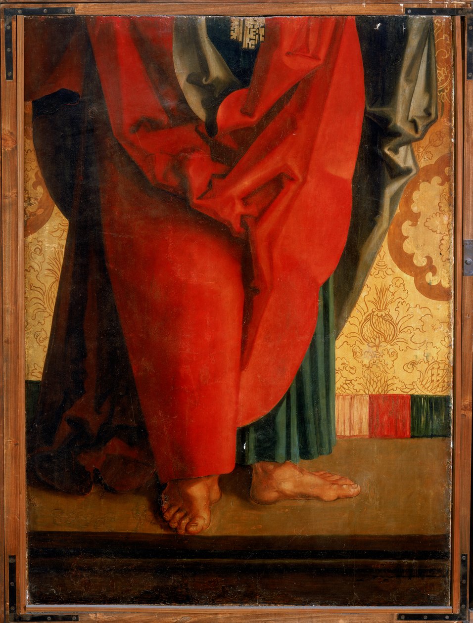 Sankt Peter, nederste del, detalj av historier om de hellige Peter og Paulus av Hans Suess Kulmbach