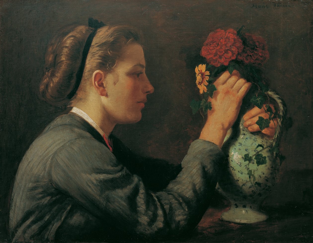 Agathe Thoma, kunstnerens søster av Hans Thoma