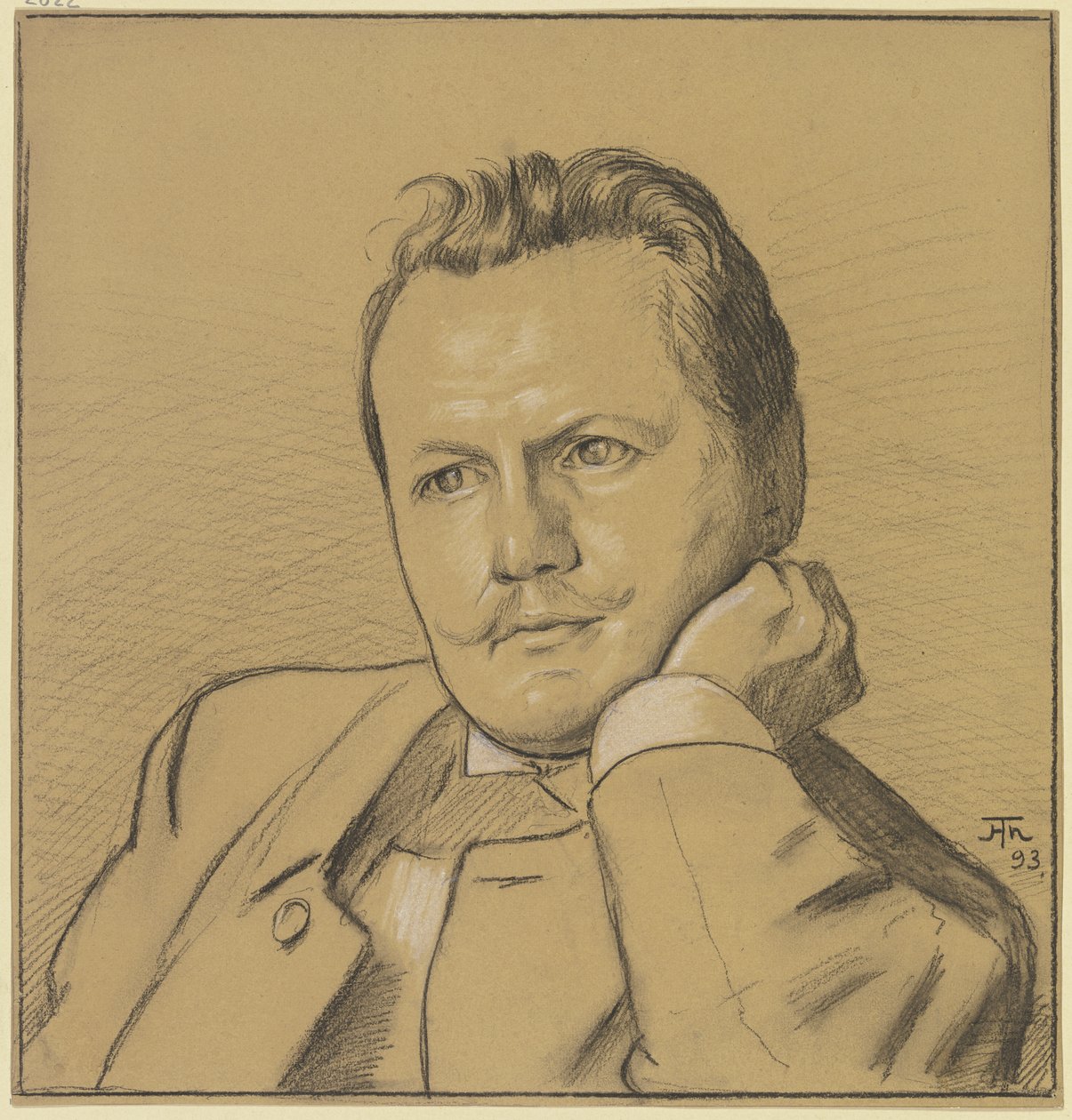 Portrett av Otto Julius Bierbaum av Hans Thoma