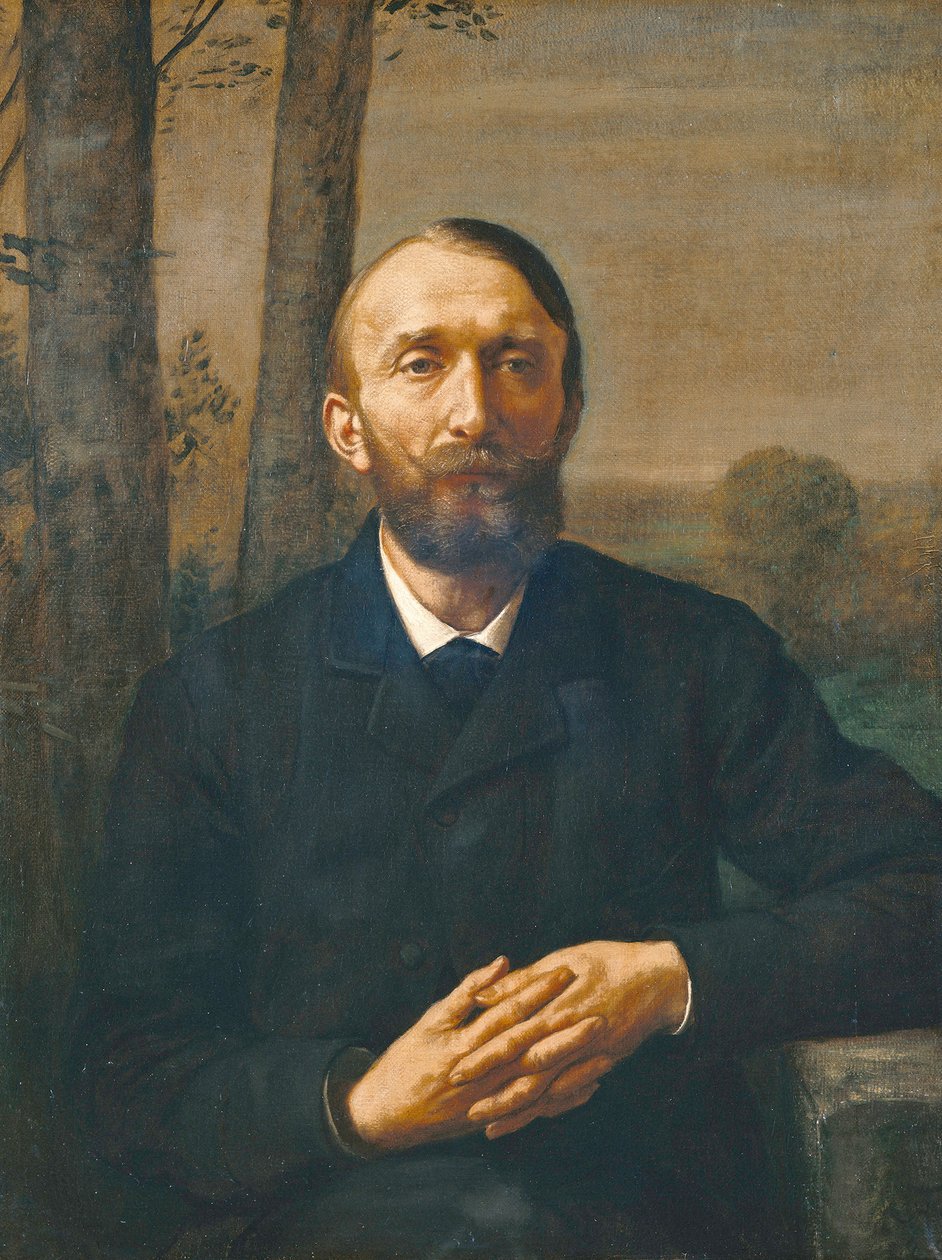 Portrett av kunstteoretikeren Conrad Fiedler av Hans Thoma