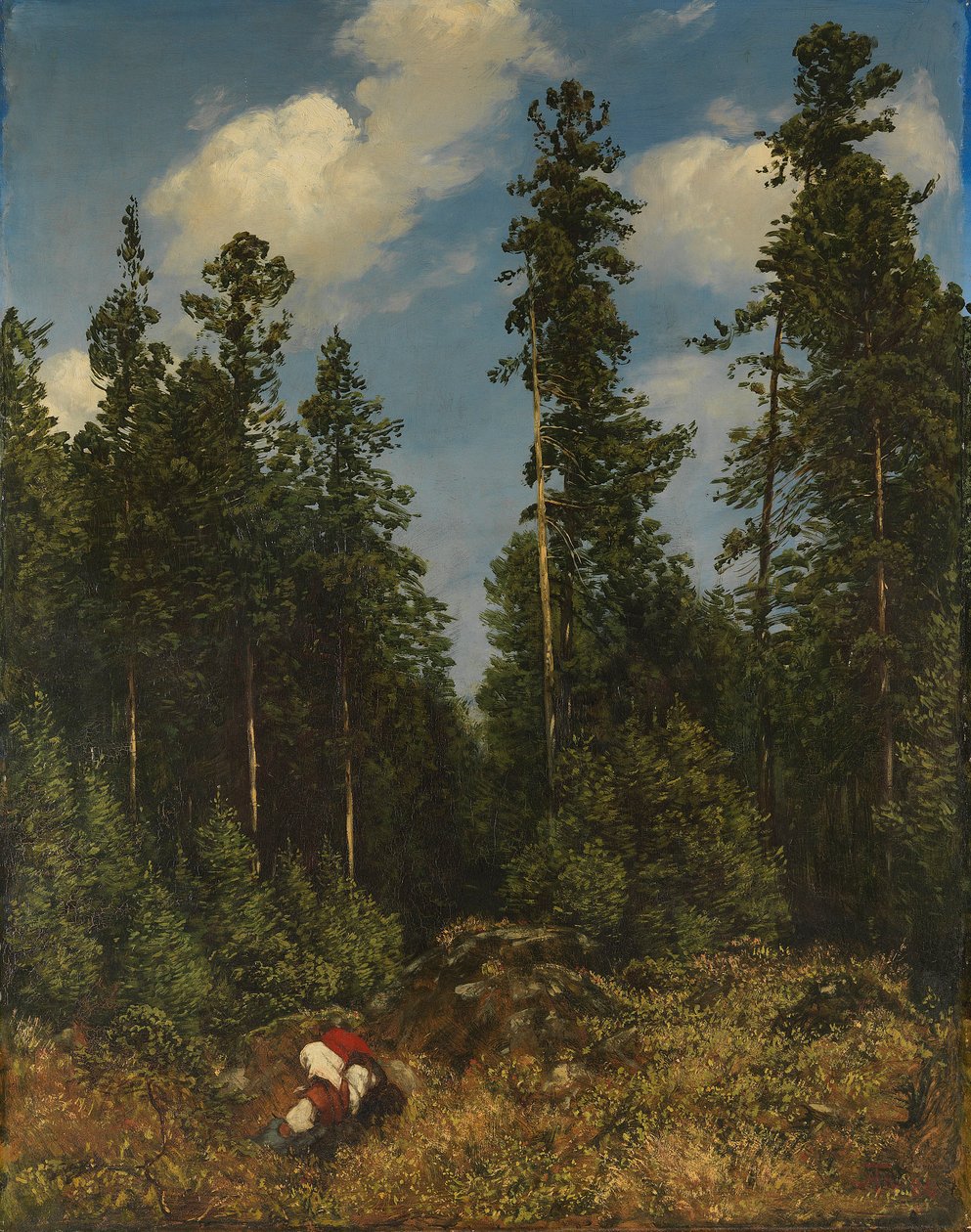 Schwarzskoggraner (bærplukkere) av Hans Thoma