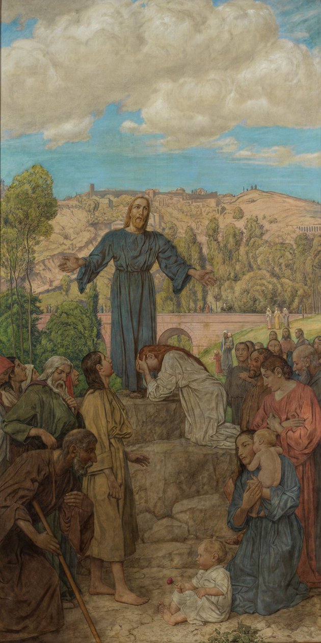 Kristus som lærer av Hans Thoma