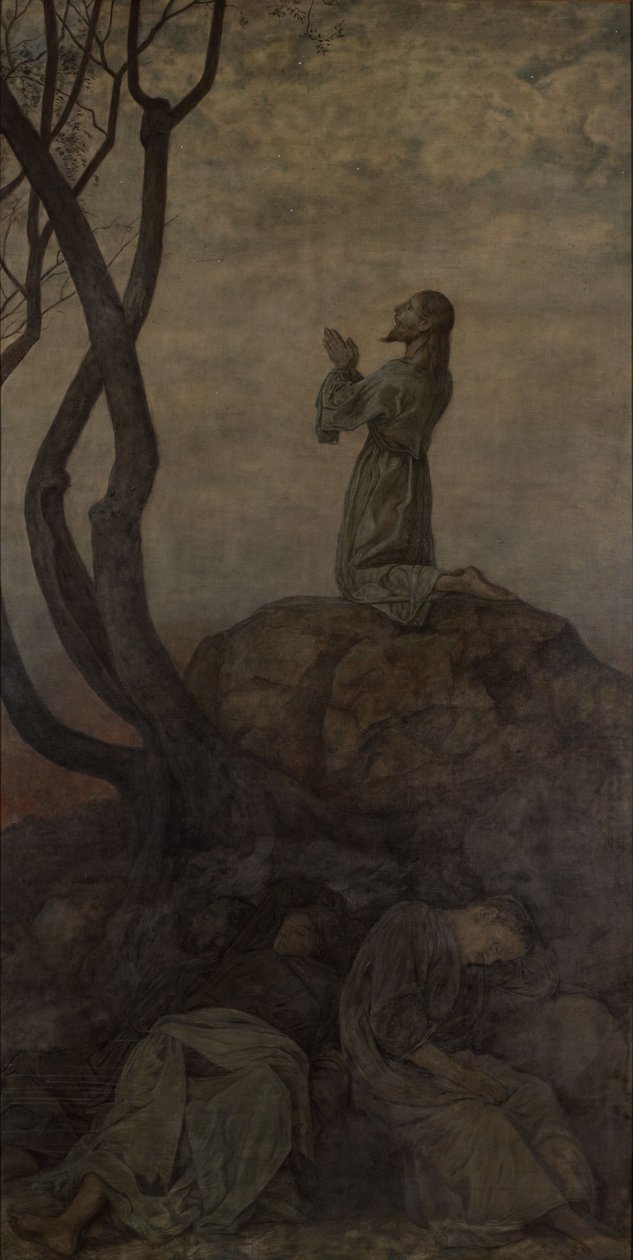 Kristus på Oljeberget av Hans Thoma