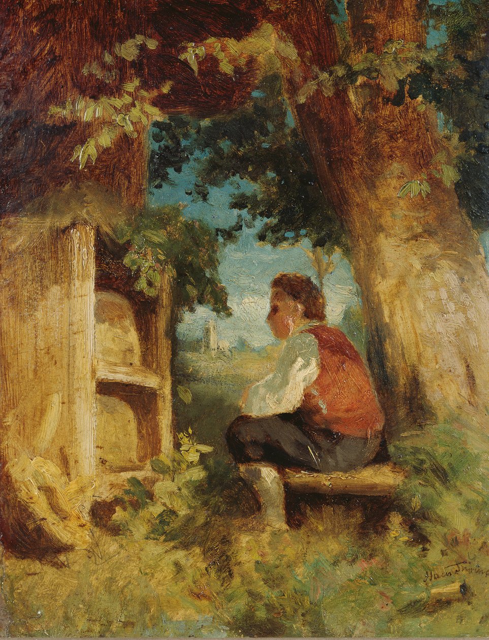 Bievennen av Hans Thoma