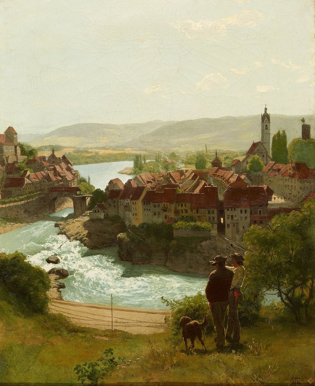 Rhen ved Laufenburg av Hans Thoma