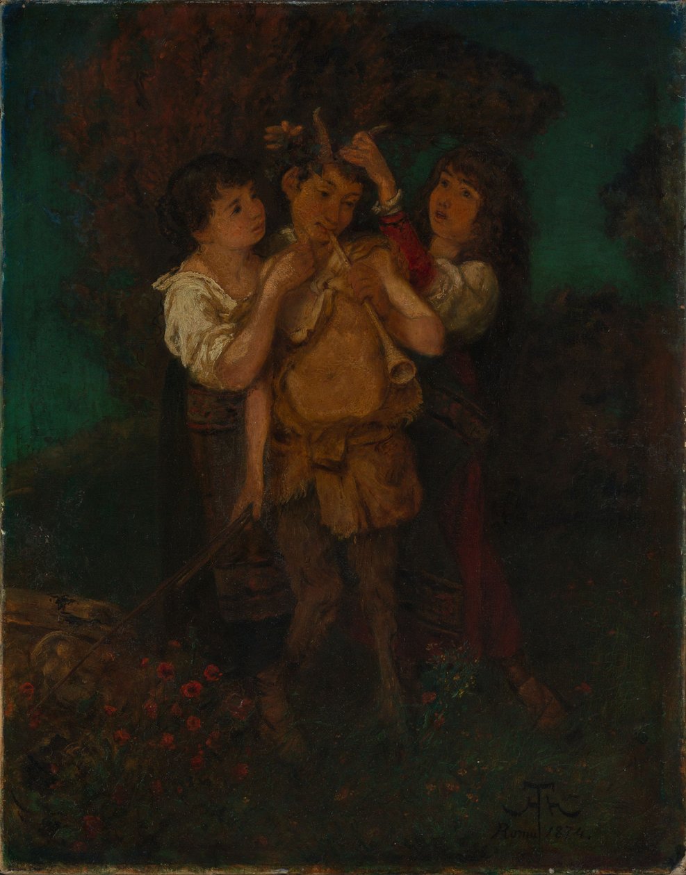 Den berømte Pan av Hans Thoma