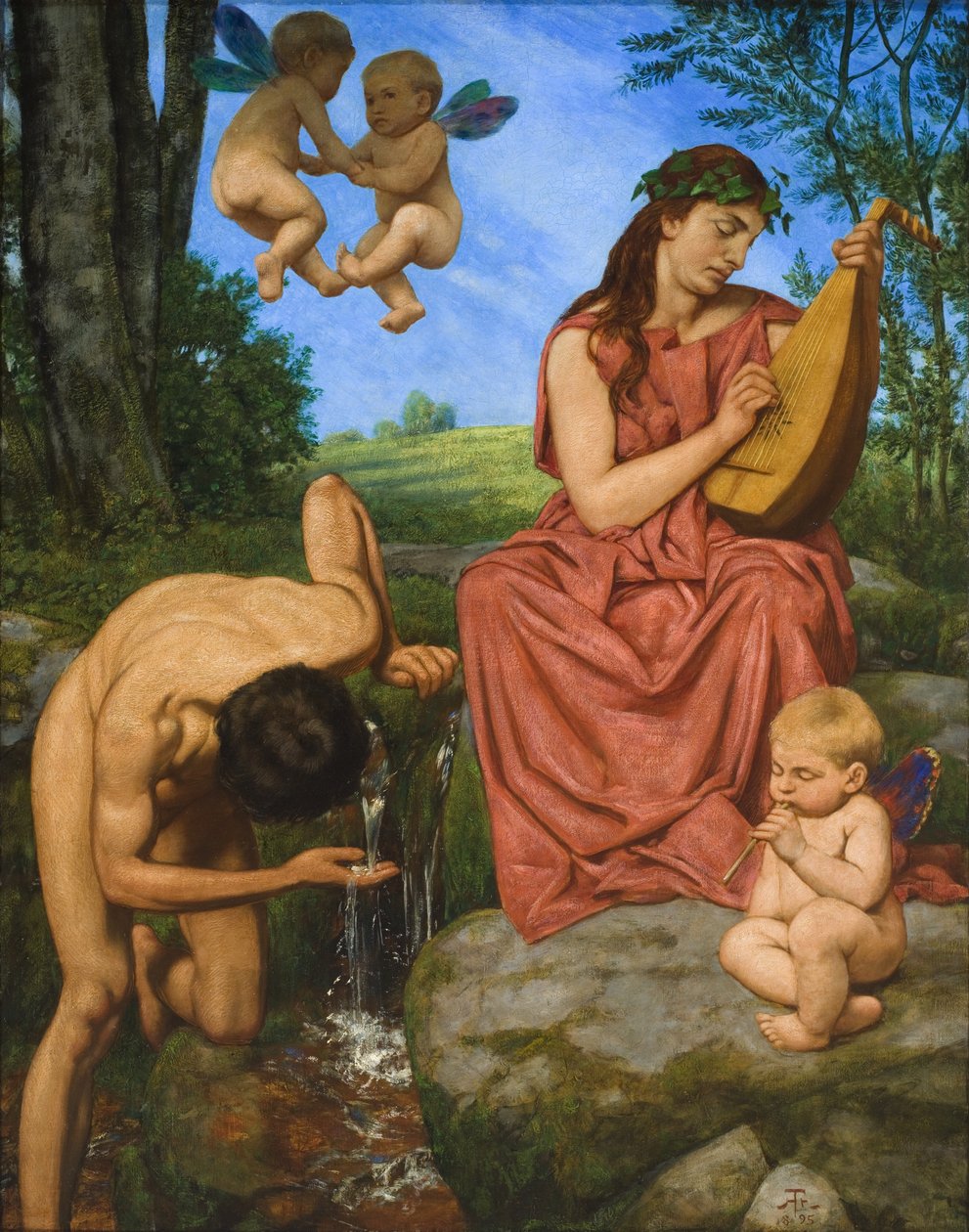 Kilden (The Spring) av Hans Thoma