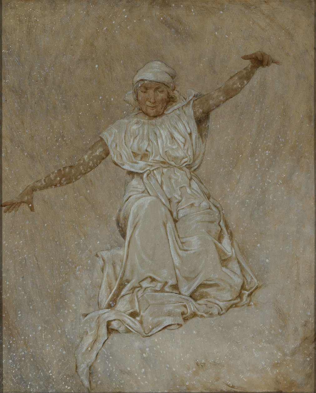 Februar (Fru Holle) av Hans Thoma