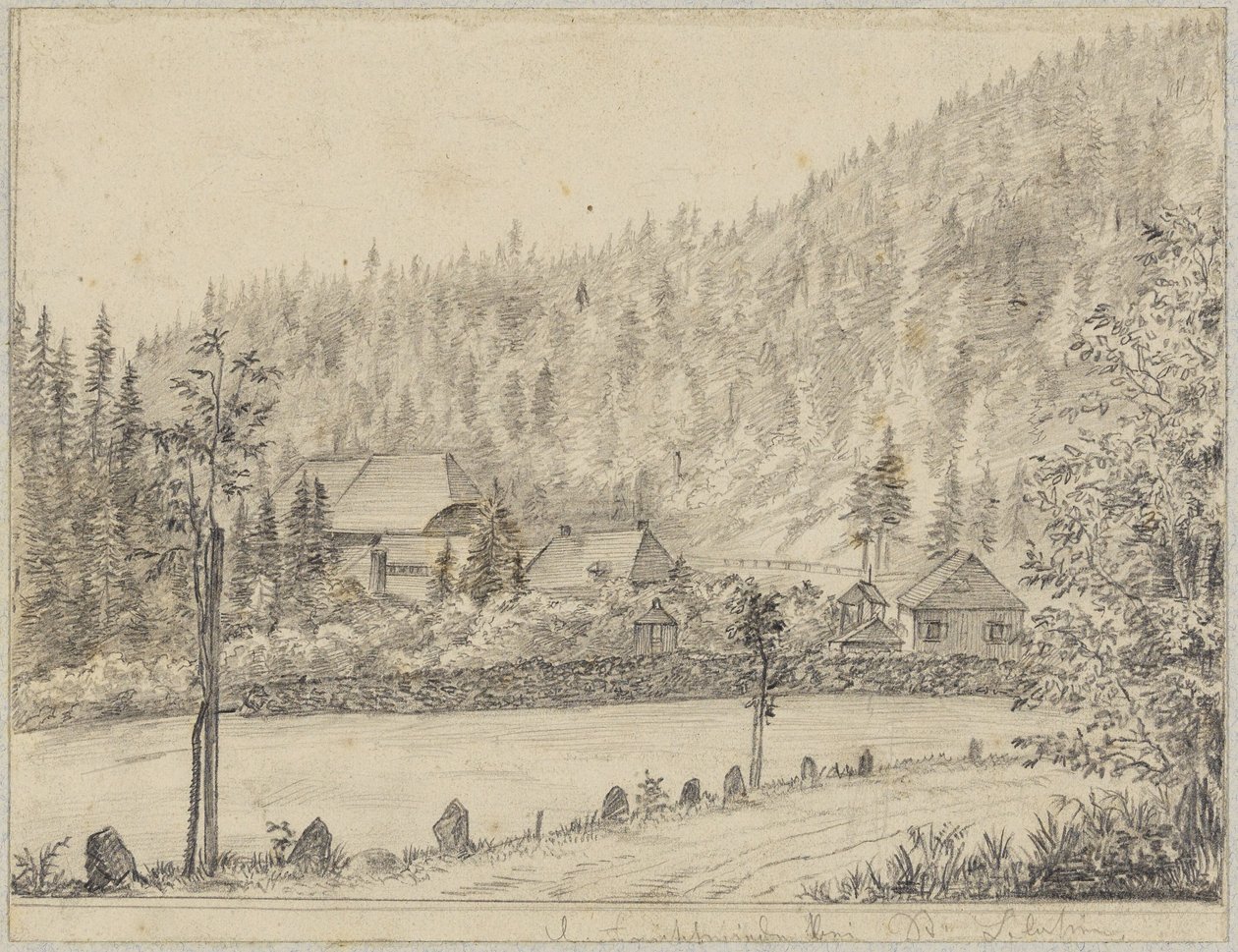 Hammerverk ved St. Blasien av Hans Thoma