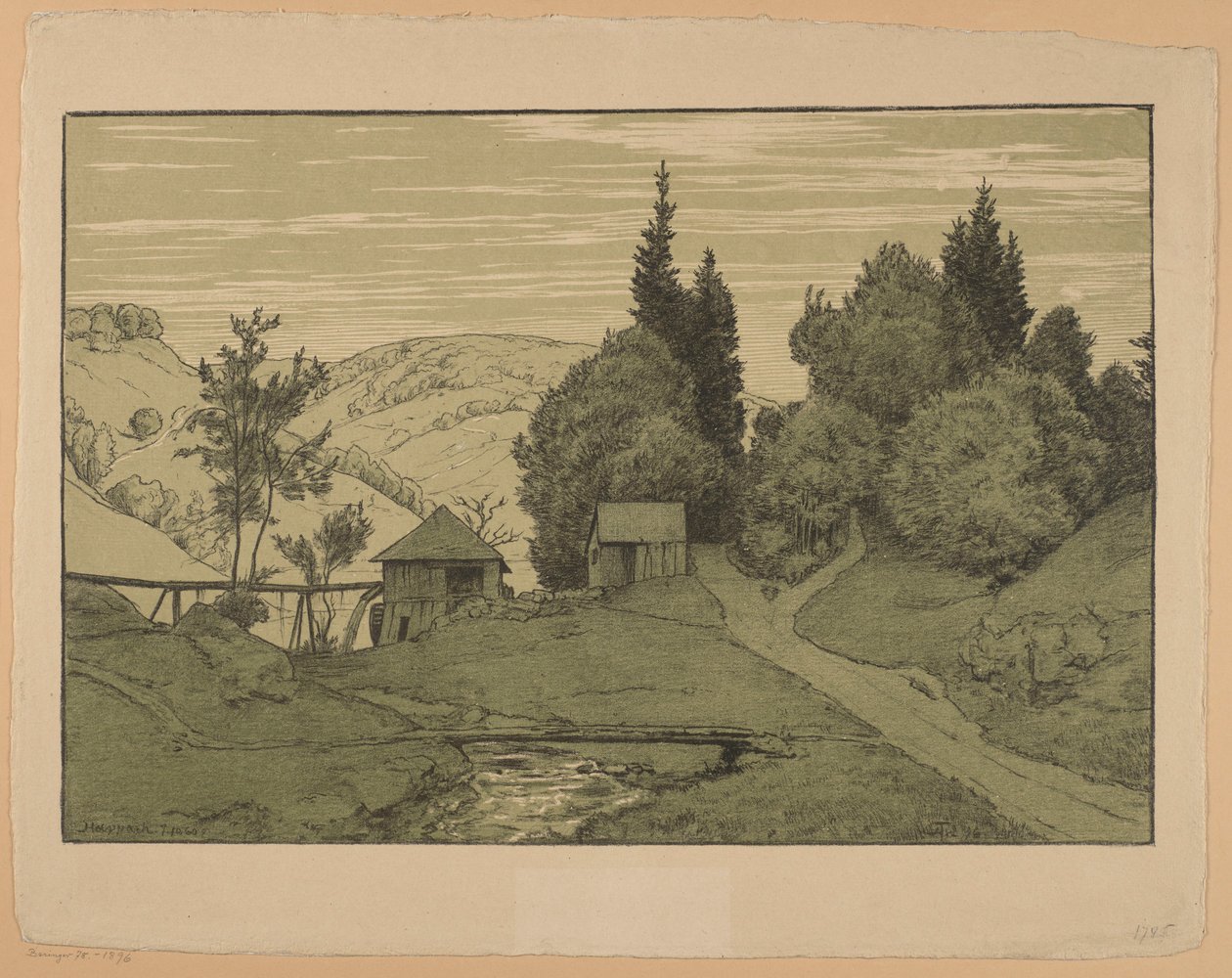 Happach av Hans Thoma